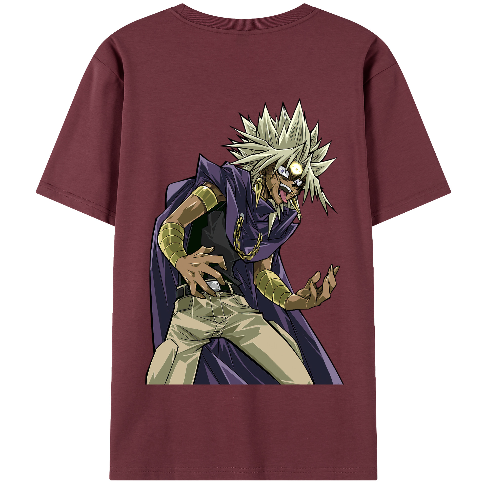 （画像用） 遊☆戯☆王 Yu-Gi-Oh! 綿100％半袖Tシャツ（背面プリント）